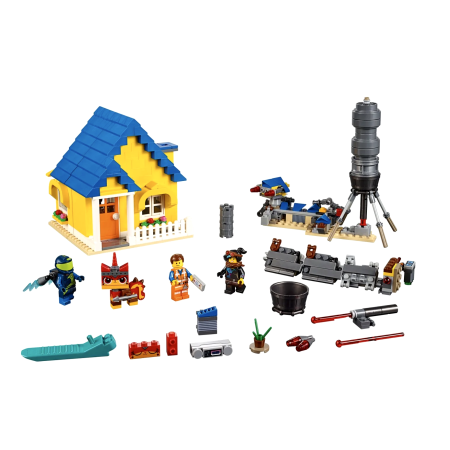 LEGO The Movie 2 70831 Dom Emmeta/Rakieta ratunkowa